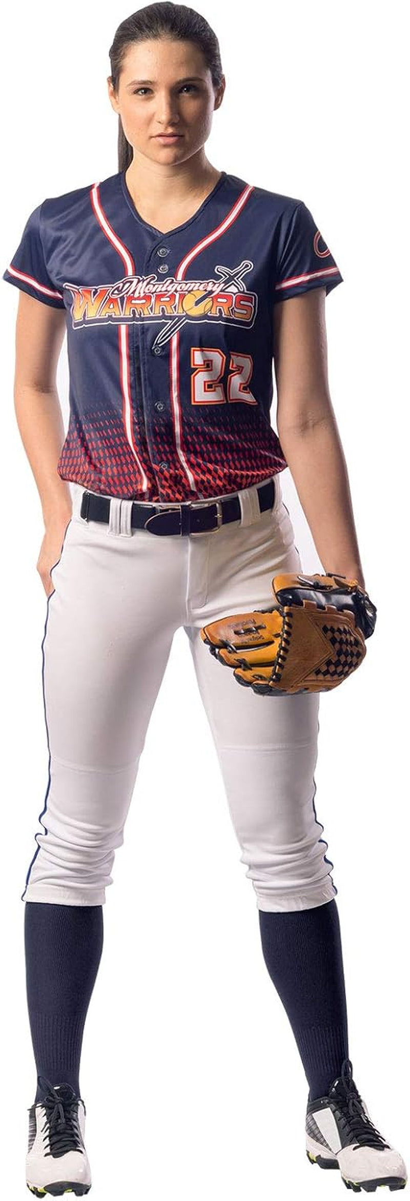Women'S Tournament Low Rise Softball Pants with Side Piping