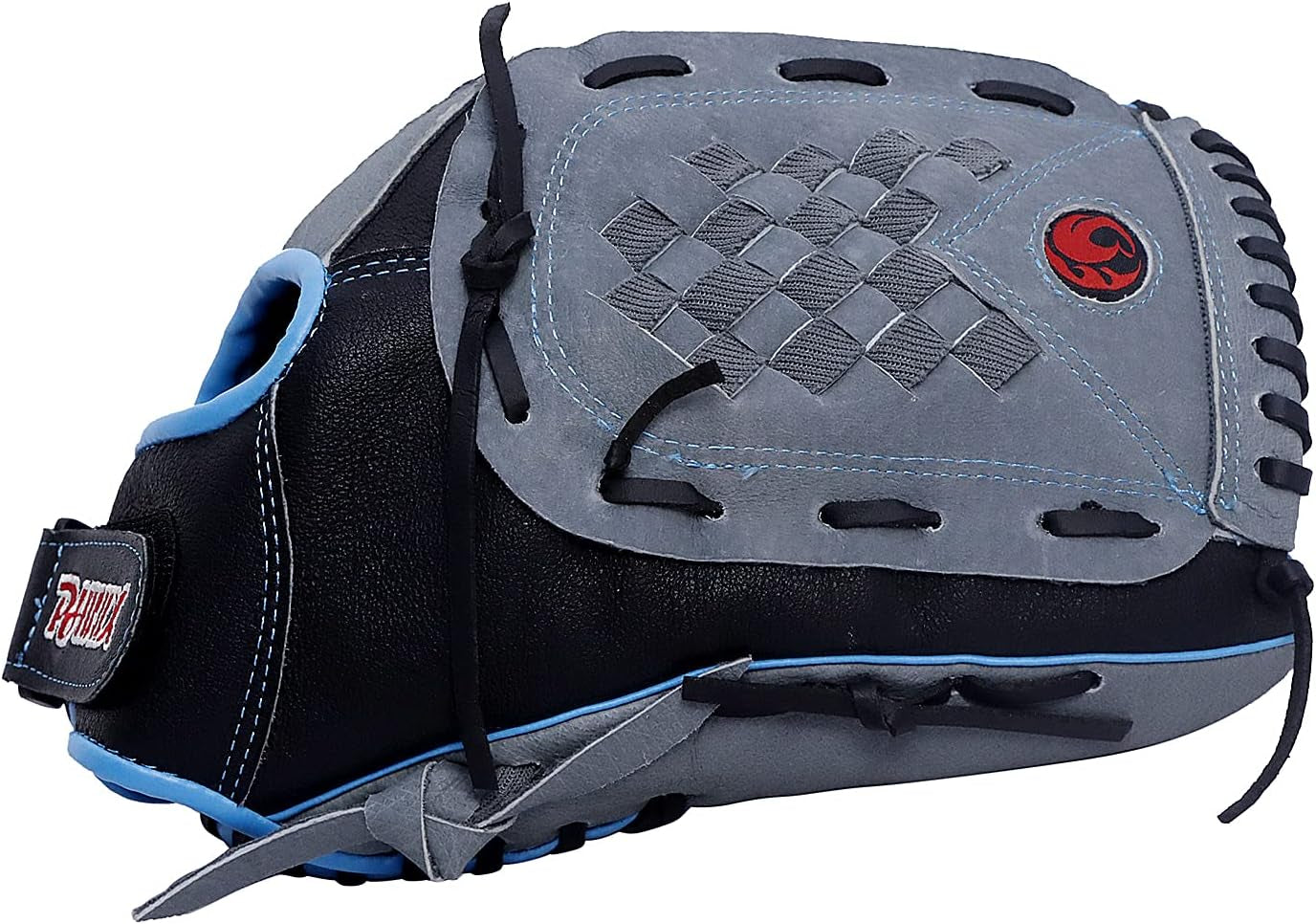 12 1/2 Inch Slowpitch All Pigskin Softball Gloves Multiple Colors