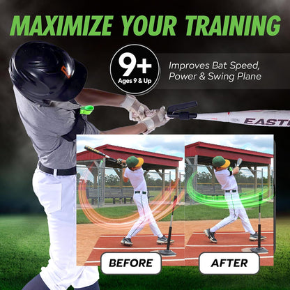 Baseball/Softball Swing Trainer Aid - Equipment for Batting and Hitting