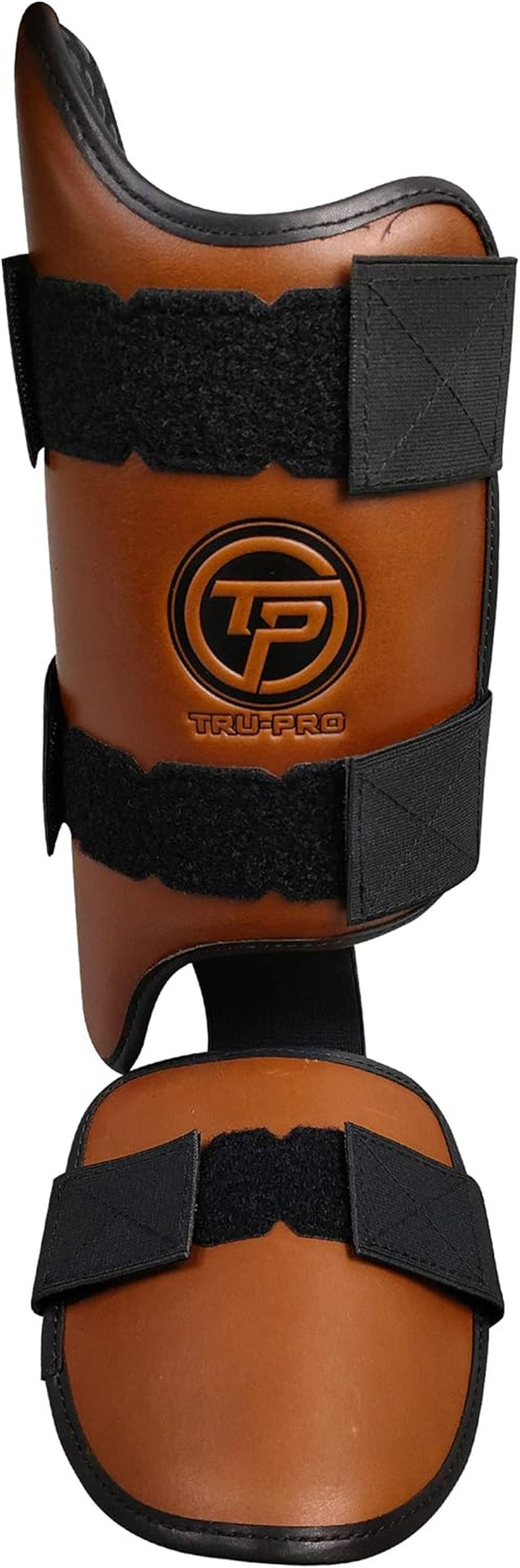 Leg Guard for Baseball and Softball - Genuine Leather - One Size - Protective Wear for Baseball and Softball