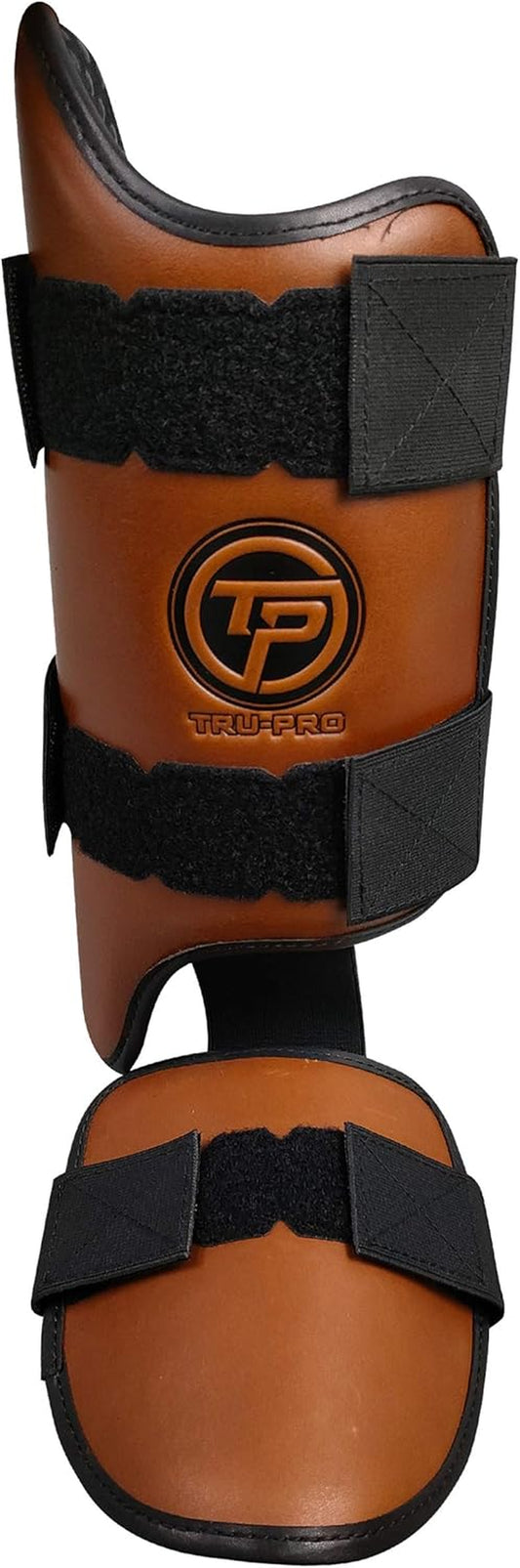 Leg Guard for Baseball and Softball - Genuine Leather - One Size - Protective Wear for Baseball and Softball
