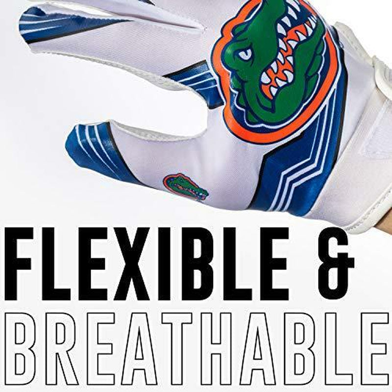 Franklin Sports Florida Gators Youth College Football Receiver Gloves - Receiver