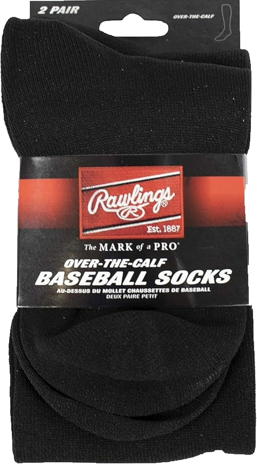 | 2 Pair | Athletic Socks | Baseball/Softball | Multiple Sizes/Colors