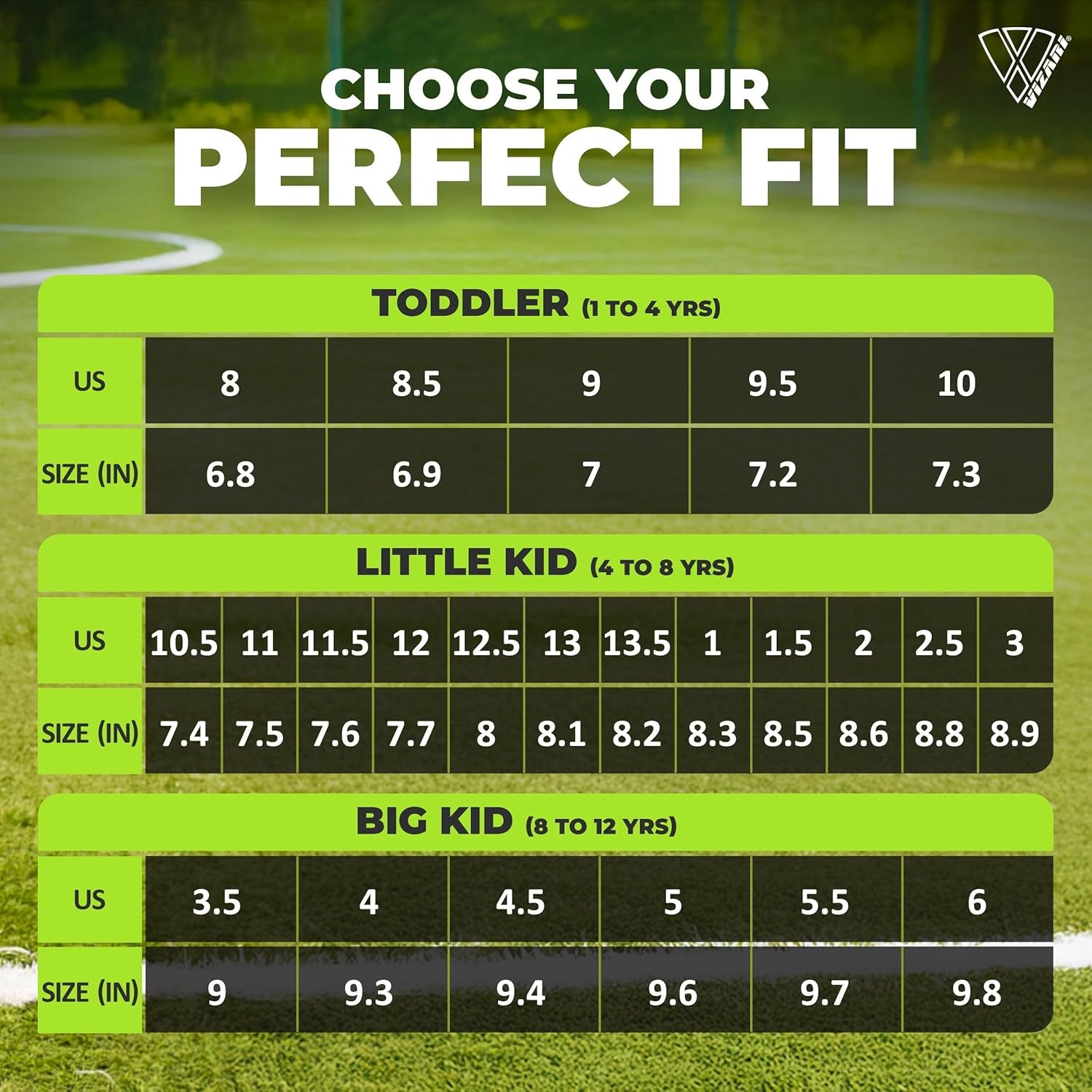 USA Stealth Boys Girls Soccer Cleats | Youth Firm Ground Athletic Outdoor Football Shoes for Toddler, Little Kid, Big Kid | Lightweight & Durable