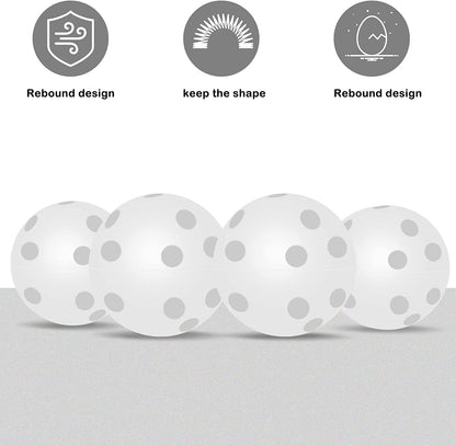 100 Pack Plastic Golf Training Balls with 2 Golf Ball Tees– Airflow Hollow Golf Balls for Indoor Putting Green, Backyard Outdoor Practice Equipment