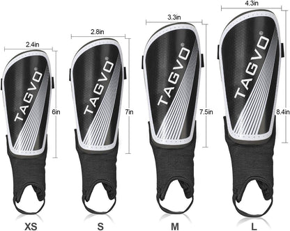 Soccer Shin Guards for Kids Youth Adults, Protective Soccer Equipment for Boys Girls Men, Soccer Shin Pads for Kids