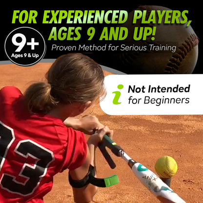 Baseball/Softball Swing Trainer Aid - Equipment for Batting and Hitting