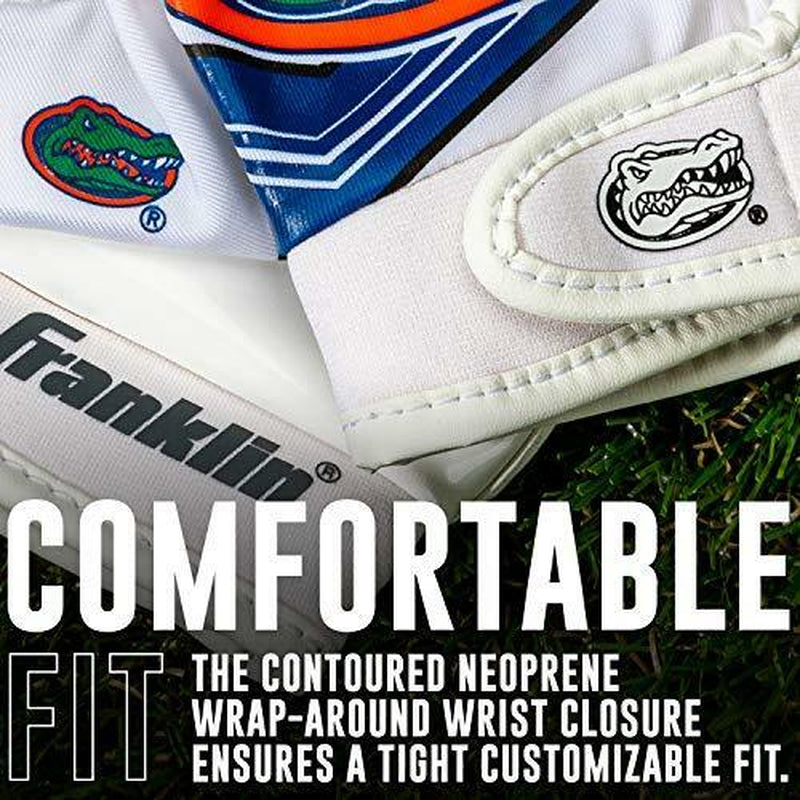 Franklin Sports Florida Gators Youth College Football Receiver Gloves - Receiver