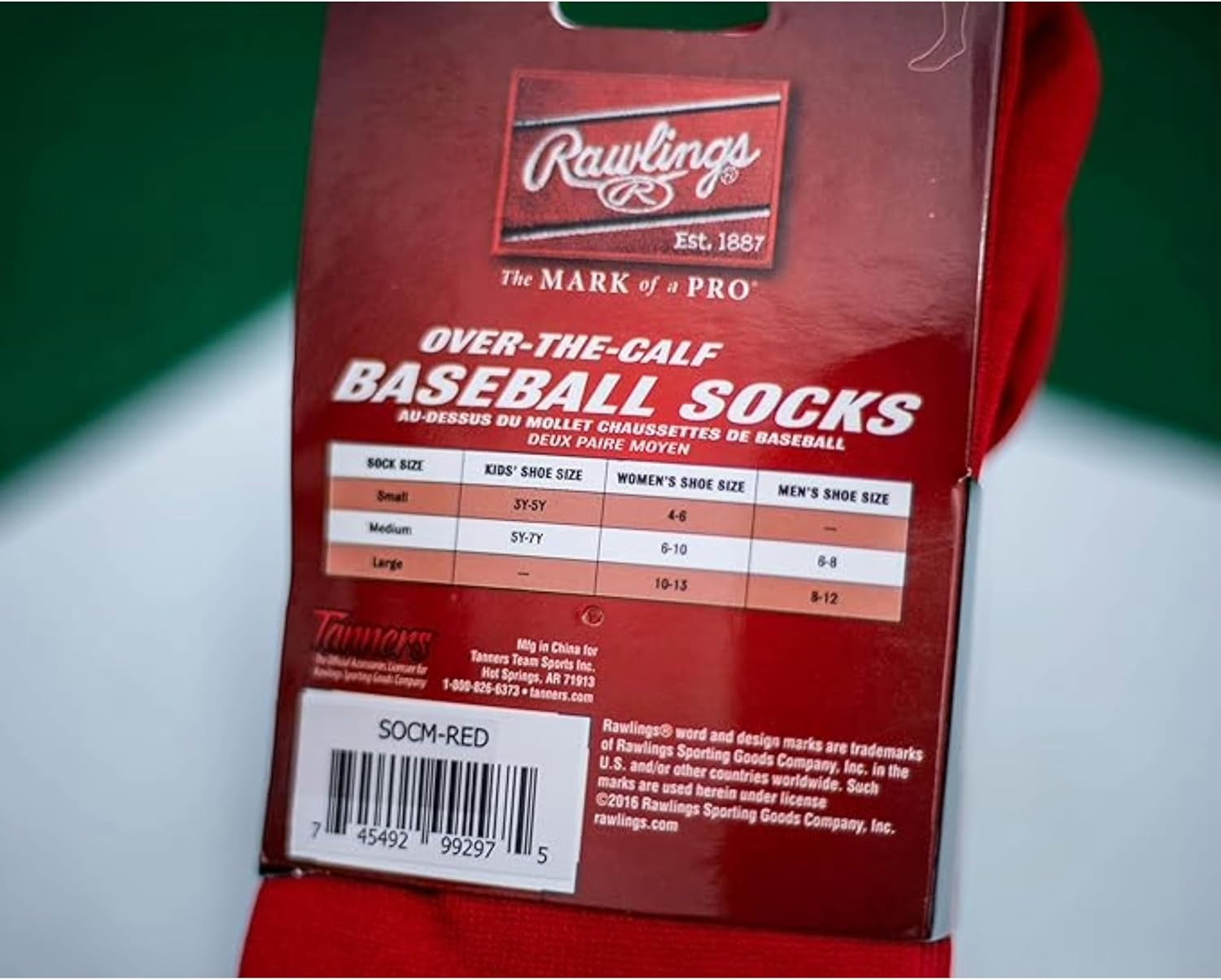 | 2 Pair | Athletic Socks | Baseball/Softball | Multiple Sizes/Colors