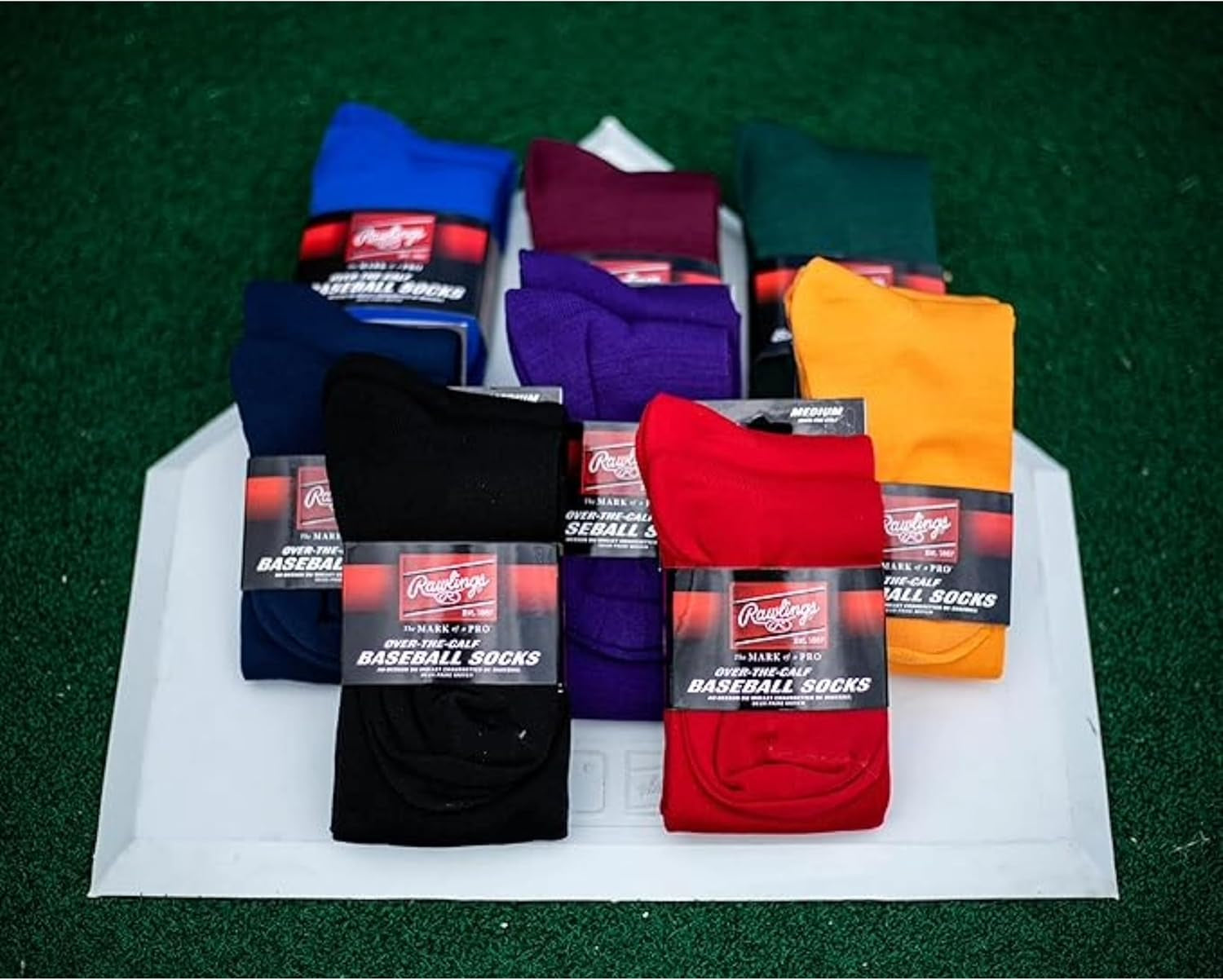 | 2 Pair | Athletic Socks | Baseball/Softball | Multiple Sizes/Colors