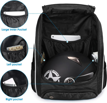 Softball Baseball Bag - Baseball Bat Backpack with Shoe Compartment, Baseball Bag with Fence Hook Tball Bag Bat Baseball Equipment Gear Fit Batting Glove, Helmet, Baseball Accessories
