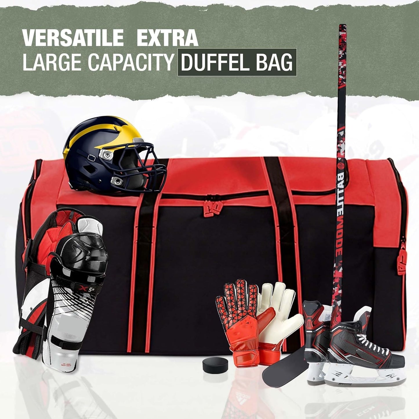 Heavy Duty Multi Pocket Durable Sports Gym Equipment Travel Duffel Bag