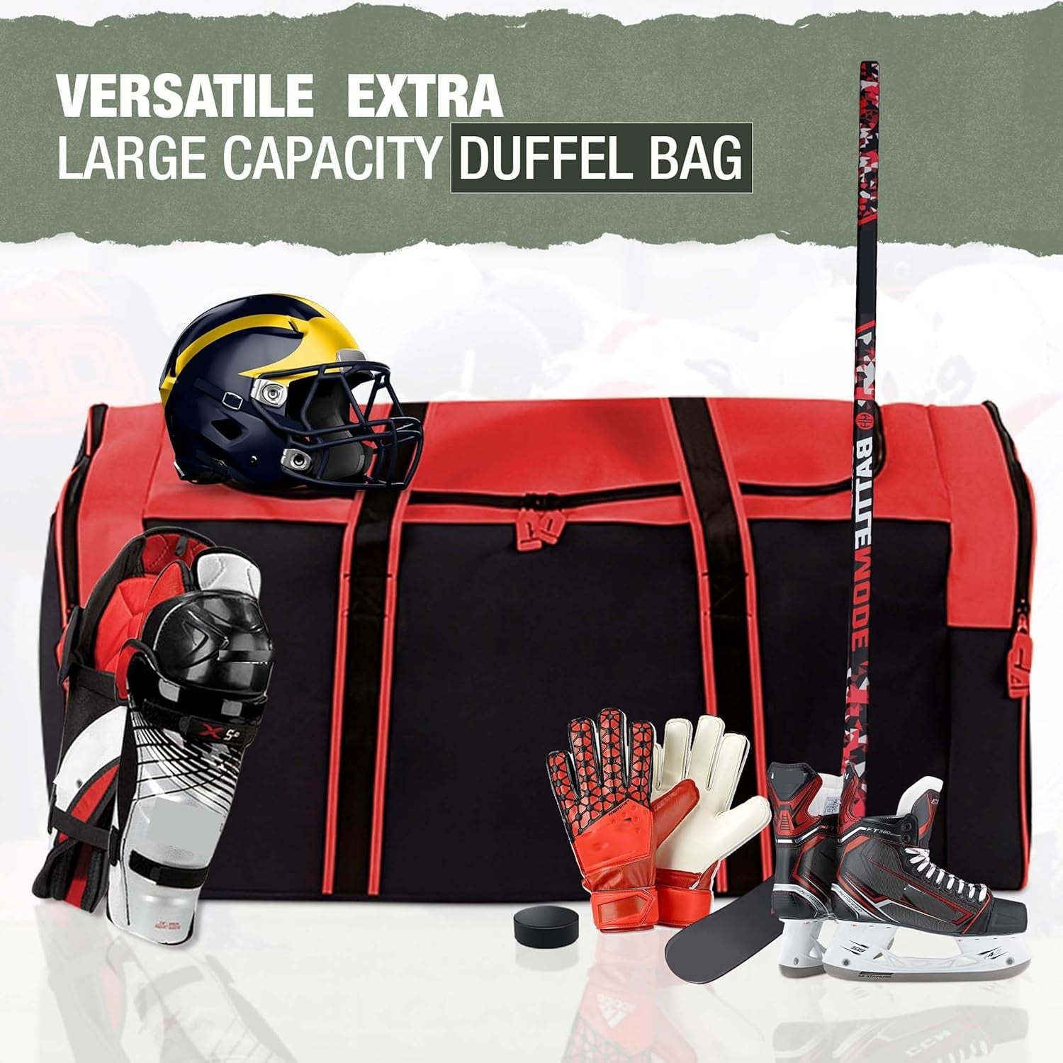 Heavy Duty Multi Pocket Durable Sports Gym Equipment Travel Duffel Bag