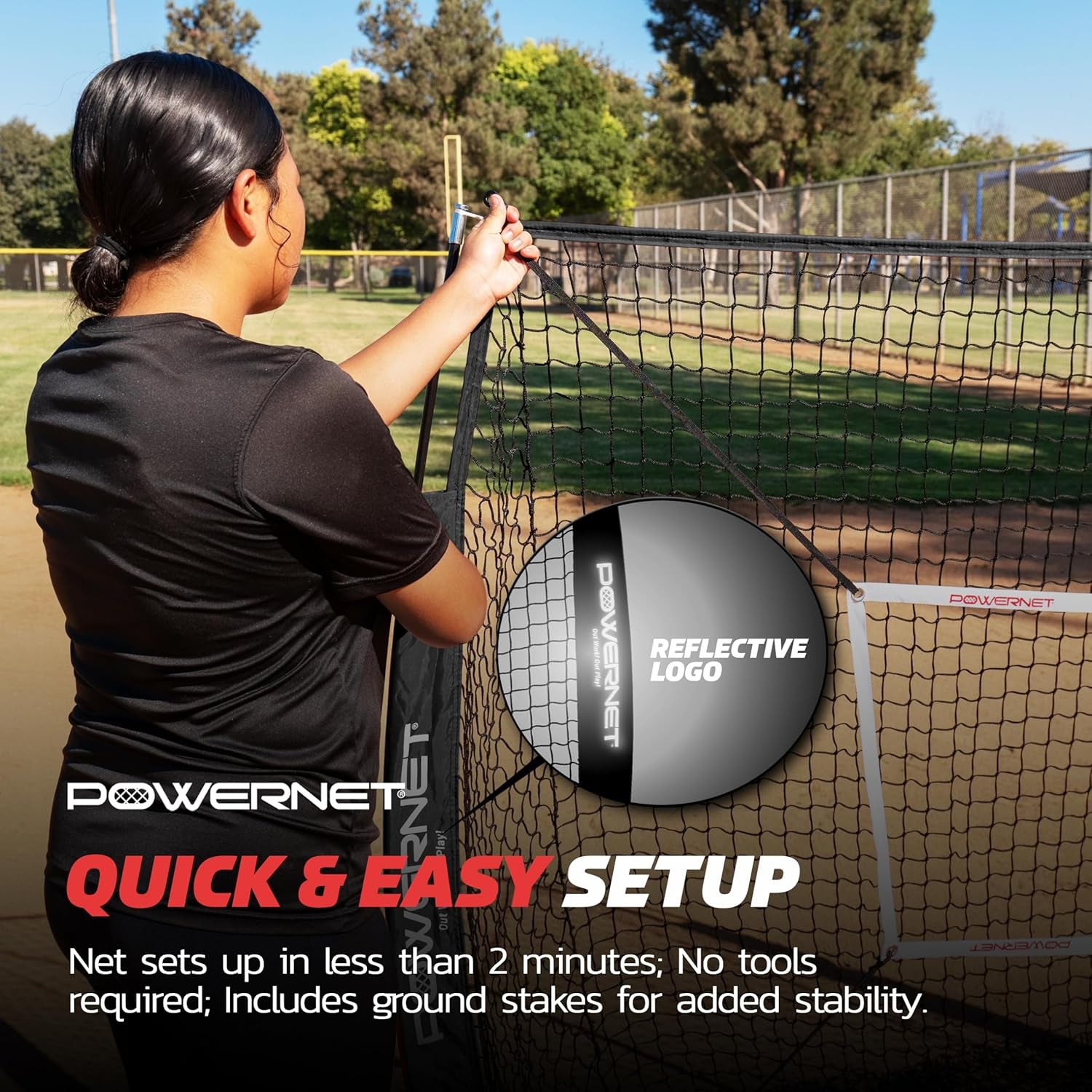 Baseball Net Bundle, 5X5 Travel Net with Softball Accessories for Hitting, Pitching, Training Equipment, Weighted Ball, Tee