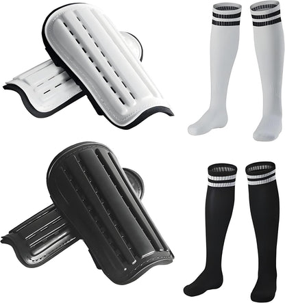 2 Pairs Soccer Socks for Adults and Teenagers, Protective Gear Soccer Equipment